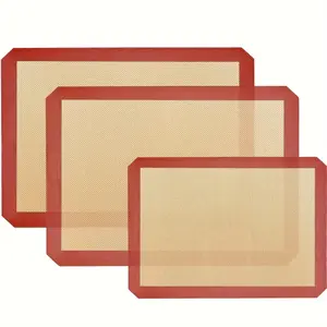 Silicone Baking Mat Non-Stick Reusable Silicone Pastry Baking Pad Food Grade Liquid Silicone Baking Mat for Cooking and Baking