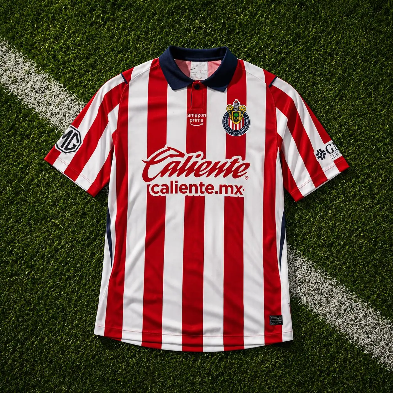 Chivas 26-27 Home Soccer Jersey, All Size S-5XL, Breathable Game Day Sports Shirt, Short Sleeve, Quick-Dry Football Shirt, Liga MX Fans Jersey