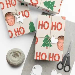 Trump Ho Ho Ho Gift Wrapping Paper