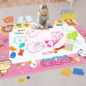 Cartoon Animal Pattern Water Painting Mat, Nursery Development Mat, 1 Set Creative DIY Painting Pad, Educational Arts and Crafts Supplies for Teenager