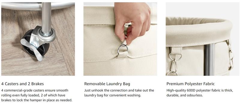 Laundry Cart Features
