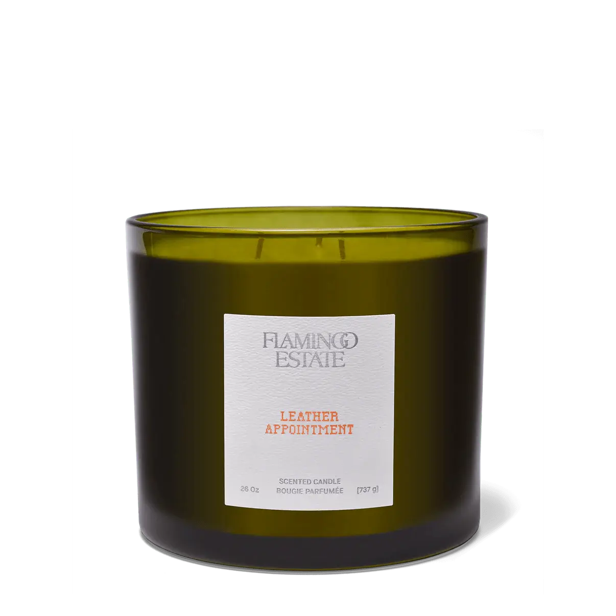 Flamingo Estate | Jumbo Leather Appointment Candle