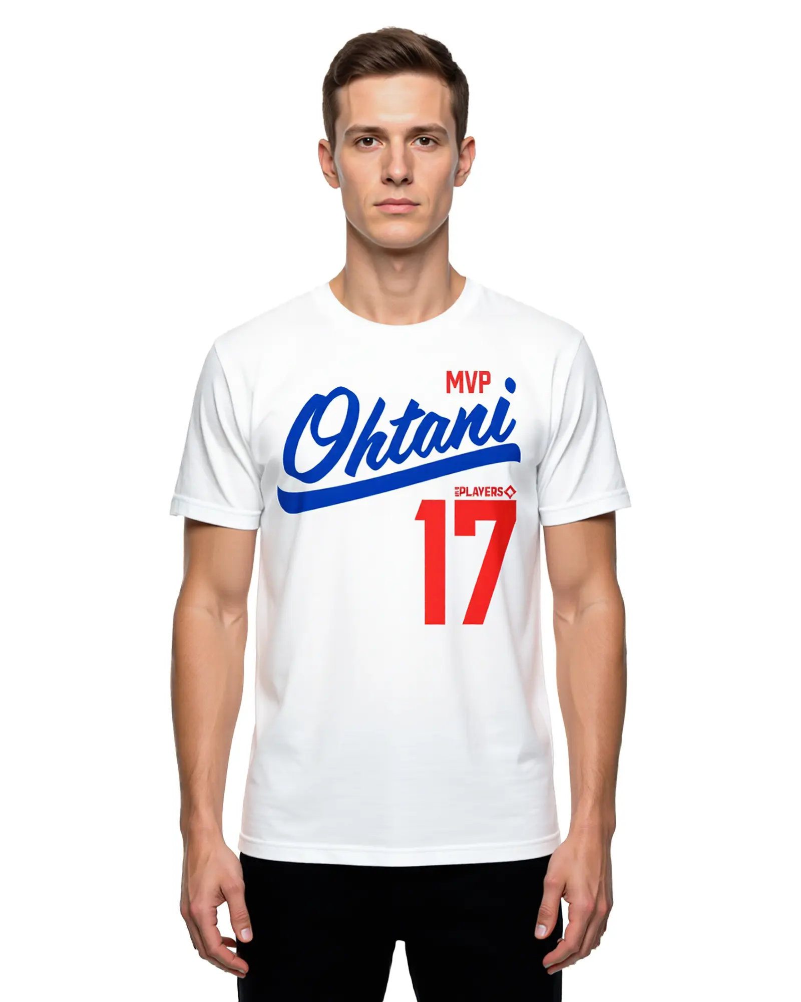 Shohei Ohtani Men's Shirt MVP Ohtani MLB Players #17 Graphic Print T-Shirt
