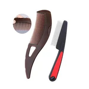 CHRISTMAS GIFT Dandruff remover comb 2PCS Stainless Steel Dandruff & Lice Comb for Scalp Detox – Fine Tooth Hair Brush for Women, Men & Kids | Deep Clean, Massage & Hair Care Tool