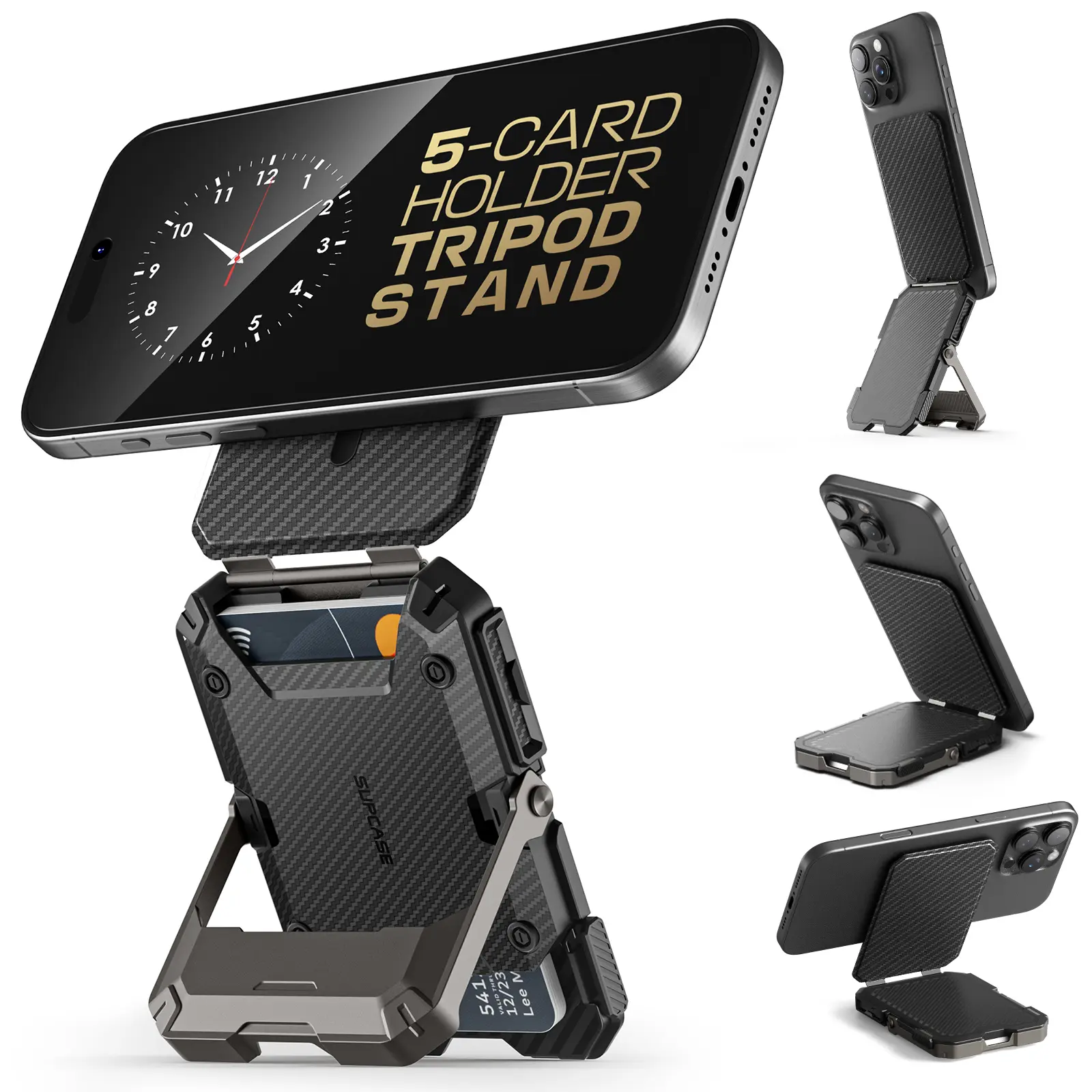 Carbon - Pro [ 5 Cards & Adjustable Stand ]
