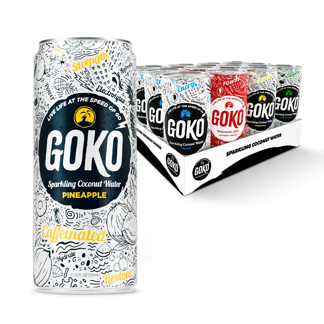 coco kano様 Pineapple Caffeinated Sparkling Coconut Water - TikTok Shop