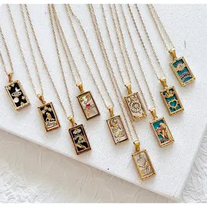 Celestial Manifestation Tarot Necklace - 10+ Designs! woman fashion