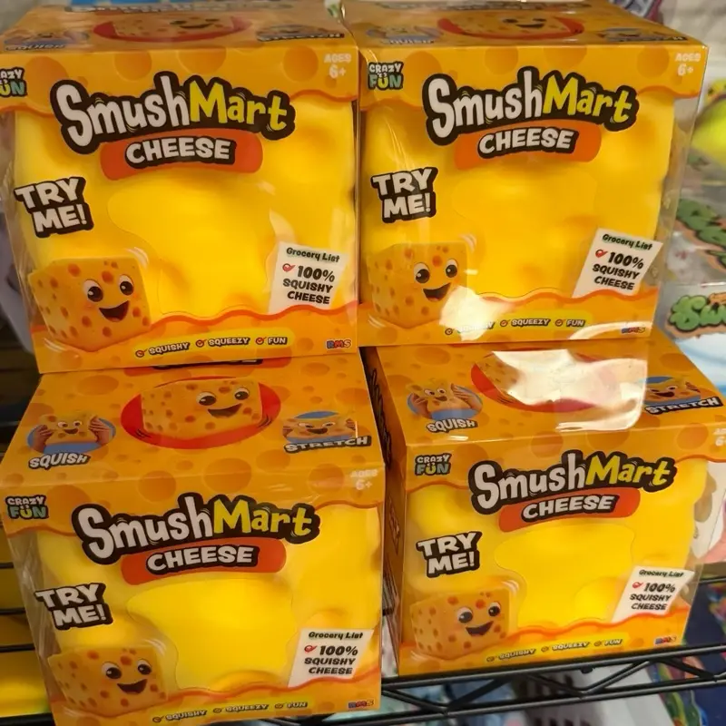 Smushmart Cheese Squishy (sold individually) food squishies