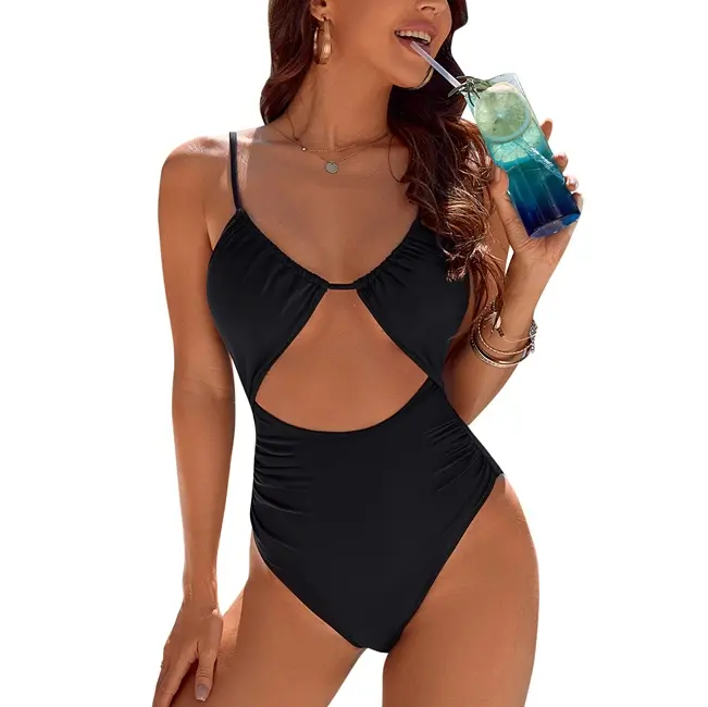 Blooming Jelly Womens One Piece Swimsuit Tummy Control Bathing Suit Sexy Flattering Cheeky High Cut Out Cute Ladies Swimwear#TikTokShopHolidayHaul