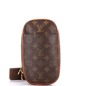 Pre-owned Louis Vuitton material Belt Bags Pochette Gange Monogram Canvas by Rebag