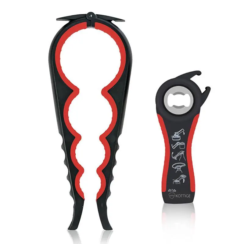 Bottle Opener, 2 Counts/set Multi-functional Soda Can Opener, Bottle Cap Remover, Jar Opener for Weak Hands, Seniors with Arthritis, Kitchen Utensils & Gadgets