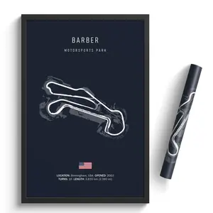 Custom INDYCAR Race Tracks Unframed Prints Poster - Ideal Gift for Racing Fans, Wall Art Aesthetic Sports Print Decor Room
