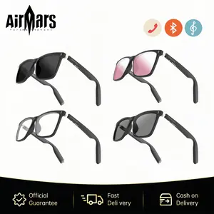 Airmars Smart Glasses SG8 Bluetooth Glasses Smart Audio Open Call Music Outdoor Travel Sunglasses Photochromic Lenses