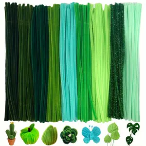 200 Tubes, Various Green Coefficients Including Dark Green, Army Green, Moss Green, and Fruit Green, Suitable for Handcrafting, Projects, and Cleaning Purposes