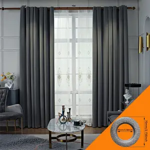 Windproof Curtains Set, Four Colors Available, Sun Protection & Heat Insulation, Ideal for Bedroom Living Room (curtain Fabric Only)