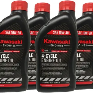 Kawasaki SAE 10W-30 4-Cycle Motor Oil 4 QUARTS 99969-6081 4 PACK