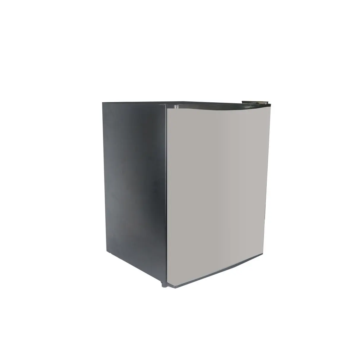 212 MAIN 1.7 Cu Ft Compact Stainless Steel & Black Free Standing Manual Defrost Refrigerator-Freezer - 120V Plug, Reversible Door, Wire Shelf, Drip Tray, Temperature Control, for College Dorm Room Office Household Appliance