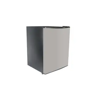 212 MAIN Compact Stainless Steel & Black Refrigerator-Freezer, 1.72 cu ft Capacity, 120v Plug, Reversible Door, 120v Household Electric Appliance