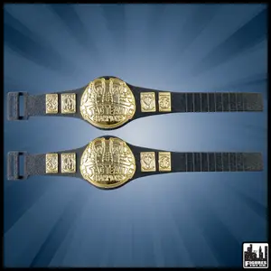 Set of 2 Tag Team Championship Belts for WWE & AEW Wrestling Action Figures