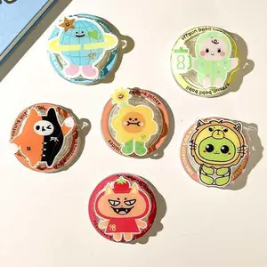 GMMTV Ohmnanon BounPrem Joogdunk Cosplay Magnetic Holder Cartoon Phone Grip Tok Stand Bracket Acrylic Support Frame Accessories