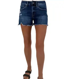 Coastal denim shorts high rise
