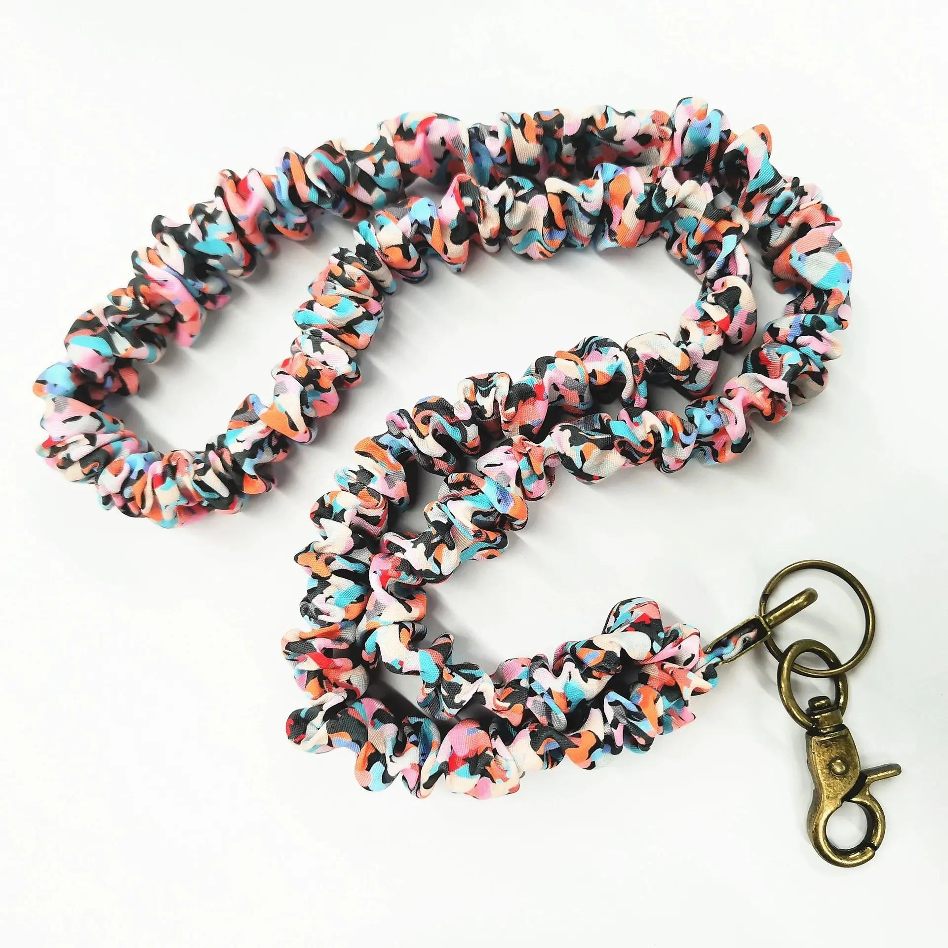 Elastic Foldable Lanyard, Multifunctional ID Card Holder, Cute Necklace Strap, Suitable for Students Teachers Staff Friends, Personalized Lanyard, Lanyards with id holder