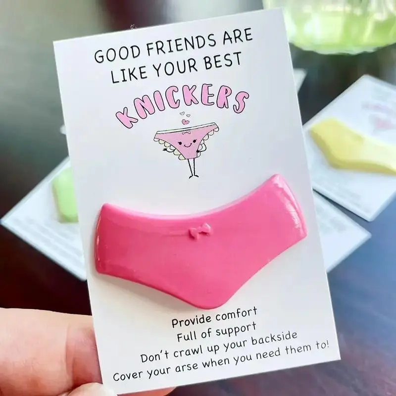 Perfect Gift for Friends & Family, 1-20pcs Comfortable Pocket Hug Pants, Best Friend Supportive Underwear, Ideal Present