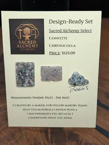 Rectangle Shape - Confetti Chrysocolla - Sacred Alchemy Select - Design-Ready Set