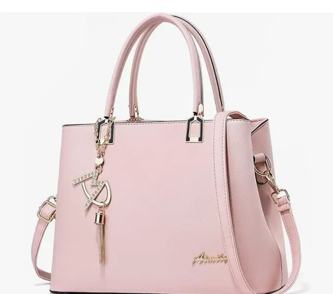 Womens Purses and Handbags Shoulder Bags Ladies Designer Top Handle Satchel Tote Bag (Light Pink)