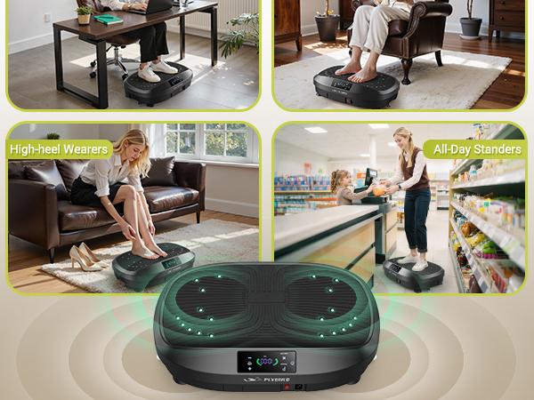 【FLYBIRD & FEIERDUN】Vibration Plate Exercise Machine, 330/340 lbs Capacity Lymphatic Drainage Machine with LED Touch Screen & Remote Control, Full Body Workout for Home Gym, with 2 Resistance Bands #TikTokShopHolidayHaul #ChristmasTikTok 【FLYBIRD & FEIERDUN】Vibration Plate Exercise Machine, 330/340 lbs Capacity Lymphatic Drainage Machine with LED Touch Screen & Remote Control, Full Body Workout for Home Gym, with 2 Resistance Bands #TikTokShopHolidayHaul #ChristmasTikTok