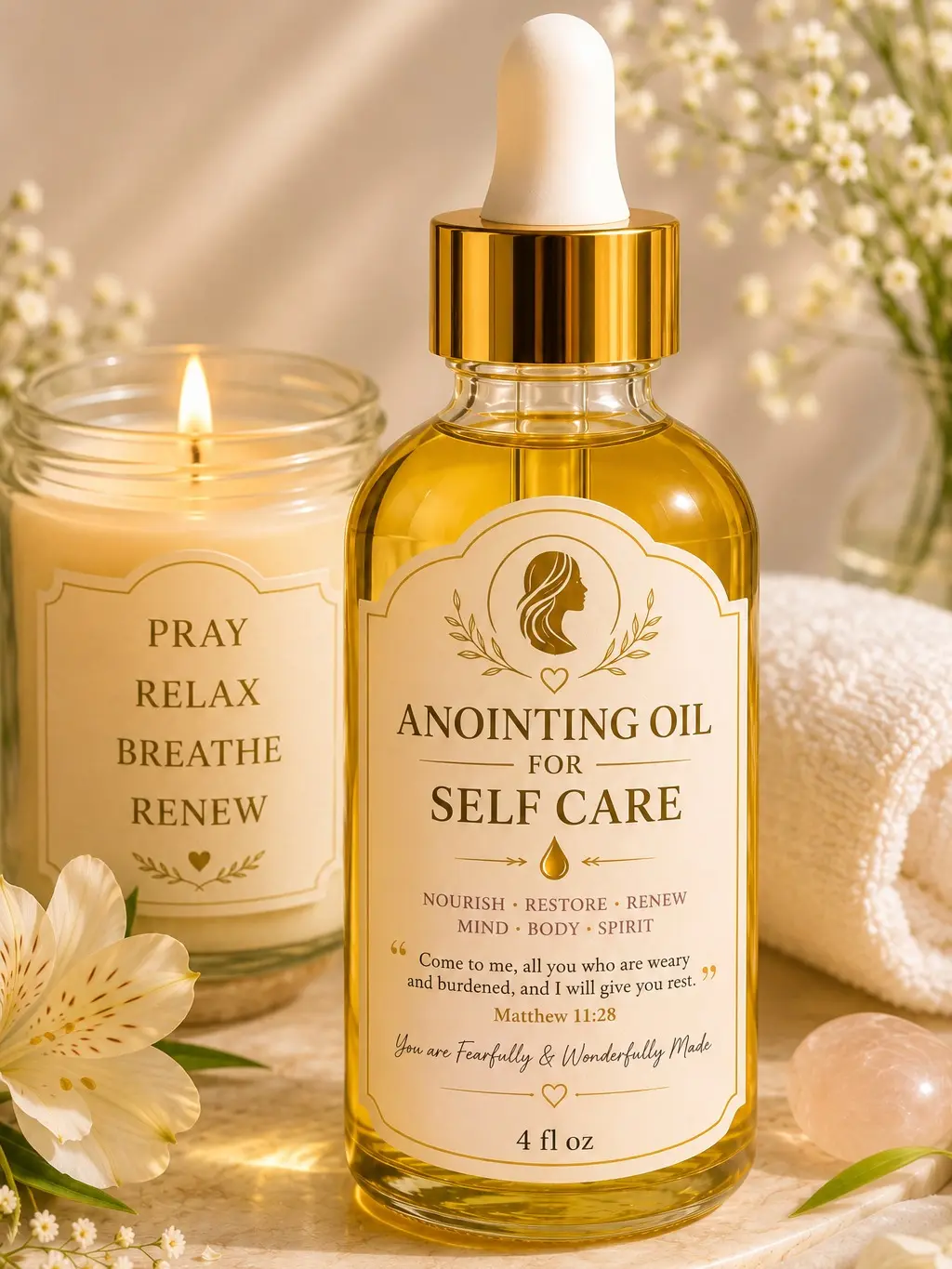Faith-Based for Prayer & Devotion - Handcrafted - 4 fl oz"
