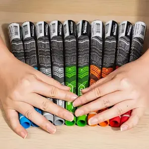 13pcs PLUS Golf Grip Rubber Cotton Yarn Golf Club Grips Iron and Wood Standard/Midsize Universal Golf Club Grips