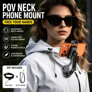 Adjustable POV Neck Mount for Smartphones – Record Hands-Free Anywhere