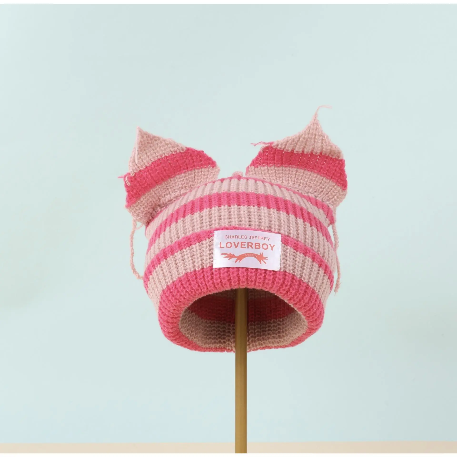 Thick stripes [rose red + pink]