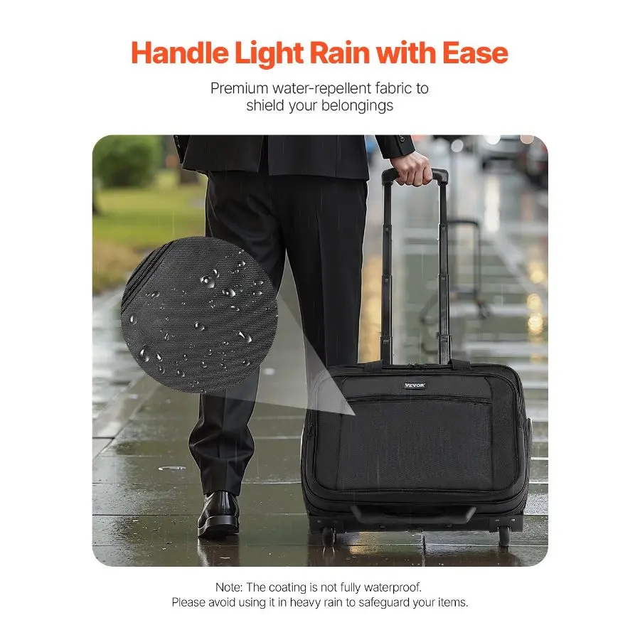 Rolling Laptop Bag Rolling Tote With Handle Baggallini Wheel Tote French  Navy