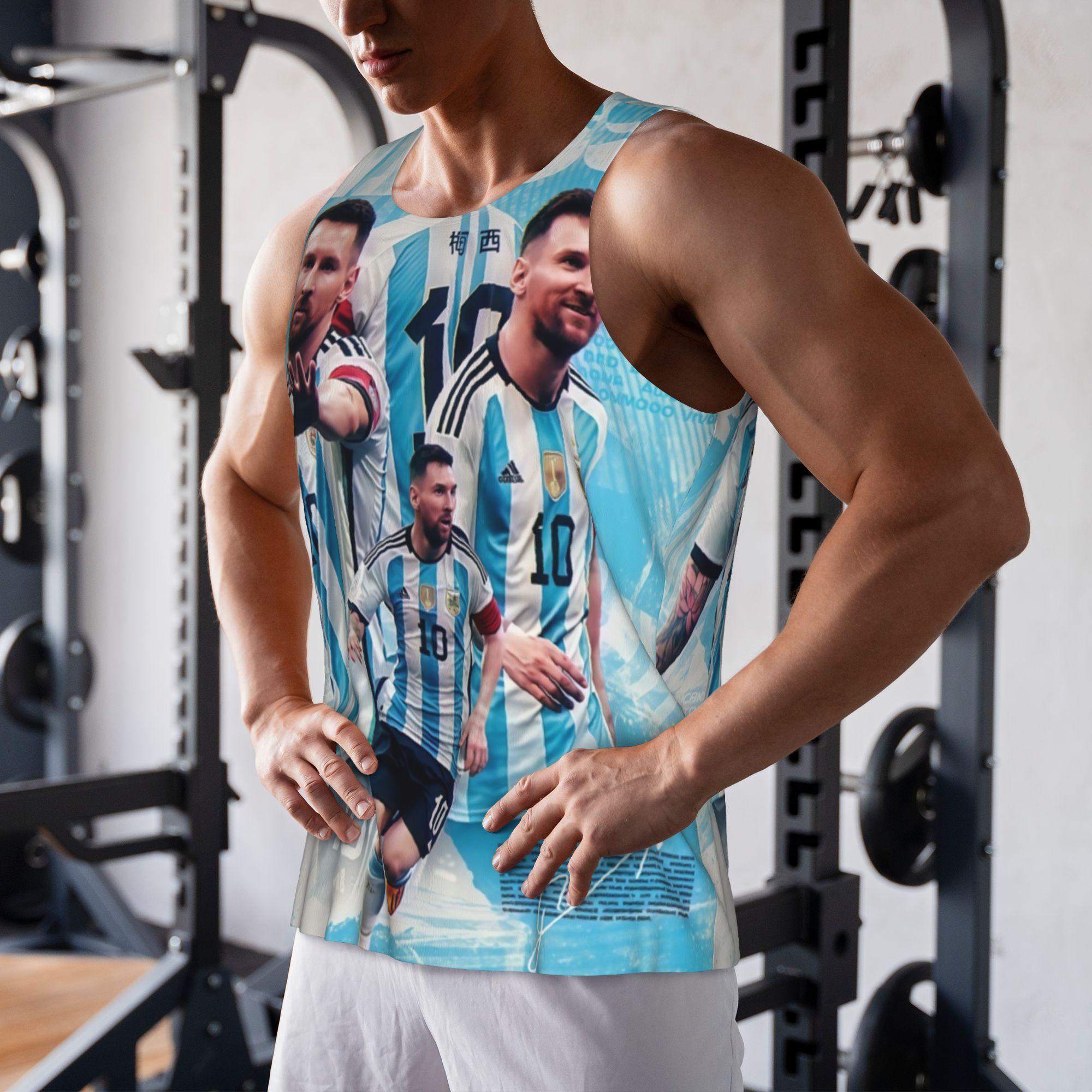 Argentina National Team Messi #10 Tank | Summer Casual Basketball Style Vest Sports Bestie Menswear Socks