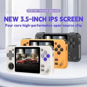 New Open Source Handheld 64GB 3.5-inch IPS Screen RK3326 Chip 2800mAh Battery for Retro Games MAME N64 PS1 GBA NES SFC MD NDS Emulators Birthday Christmas Gifts Cool Gadgets.controllers,cool gadgets boys,controller,gamer stuff