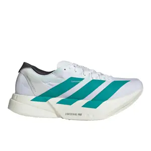 adidas Womens Adizero Adios Pro 4 Running Sneakers Shoes - Green, White