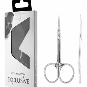 Staleks Pro Exclusive 23 type 1 Professional Cuticle Scissors - Manual Sharpening Narrow Blades Stainless Steel Model SX-20/1