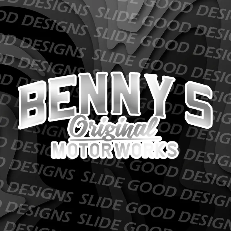 Benny's Original Motorworks - Vehicle Vinyl Sticker Decal - High