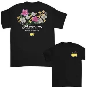 Masters Amen Corner Golf Youth Shirt, Iconic Amen Corner Layout With 2026 Tournament Inspired Augusta Style Course Graphic, Trendy Gift Ready Championship Weekend Golf Fan Aesthetic Style For Boys Or Girls