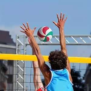1pc No.5 Volleyball - Indoor/Outdoor Training & Competition Ready - Mesh Bags & Needles Included - For Volleyball Players - Suitable for Sports Training & Tournaments - Great Gift for Athletes