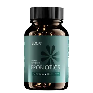 Probiotic Supplement Bifidobacterium for Men & Women 60 Delayed-Release Capsules Vegan 30 Day Supply Healthcare Dietary Fiber Digestion - Edibl