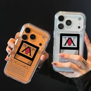 Black Anime Hunter x Hunter Phone Case Stylish & Durable New Year Gift: Fashionable Phone Case for iPhone 11-17– Perfect Blend of Protection and Trend