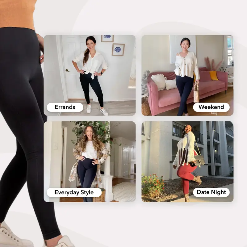 Shapermint High Waisted Leggings for Women Tummy Control, Medium Compression, Shaping Leggings, Non See-Through Yoga Pants, No-Roll Waistband, Workout & Everyday, S-4XL Shapermint High Waisted Leggings for Women Tummy Control, Medium Compression, Shaping Leggings, Non See-Through Yoga Pants, No-Roll Waistband, Workout & Everyday, S-4XL