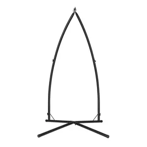 Boho Breeze Swinging Bungalow Chair Frame, Black