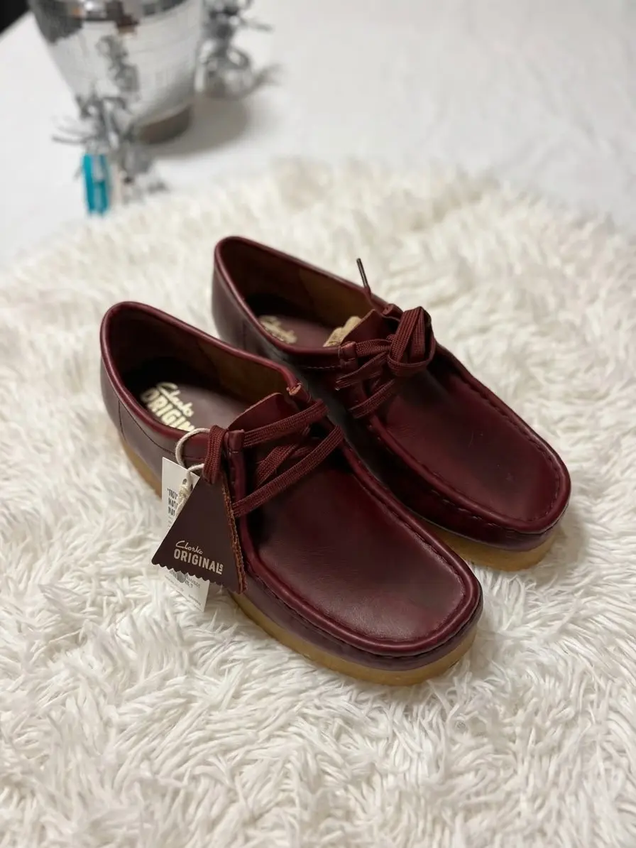 Original Men’s Burgundy Leather Wallabee Shoes