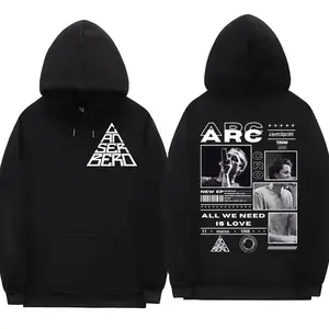 Limited Rapper Canserbero All We Need Is Love Graphic Hoodie Hip Hop Trend Vintage Sweatshirts Unisex Fashion Casual Pullovers YI6