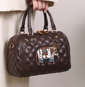 H273-New fashionable and simple elephant pattern handbag