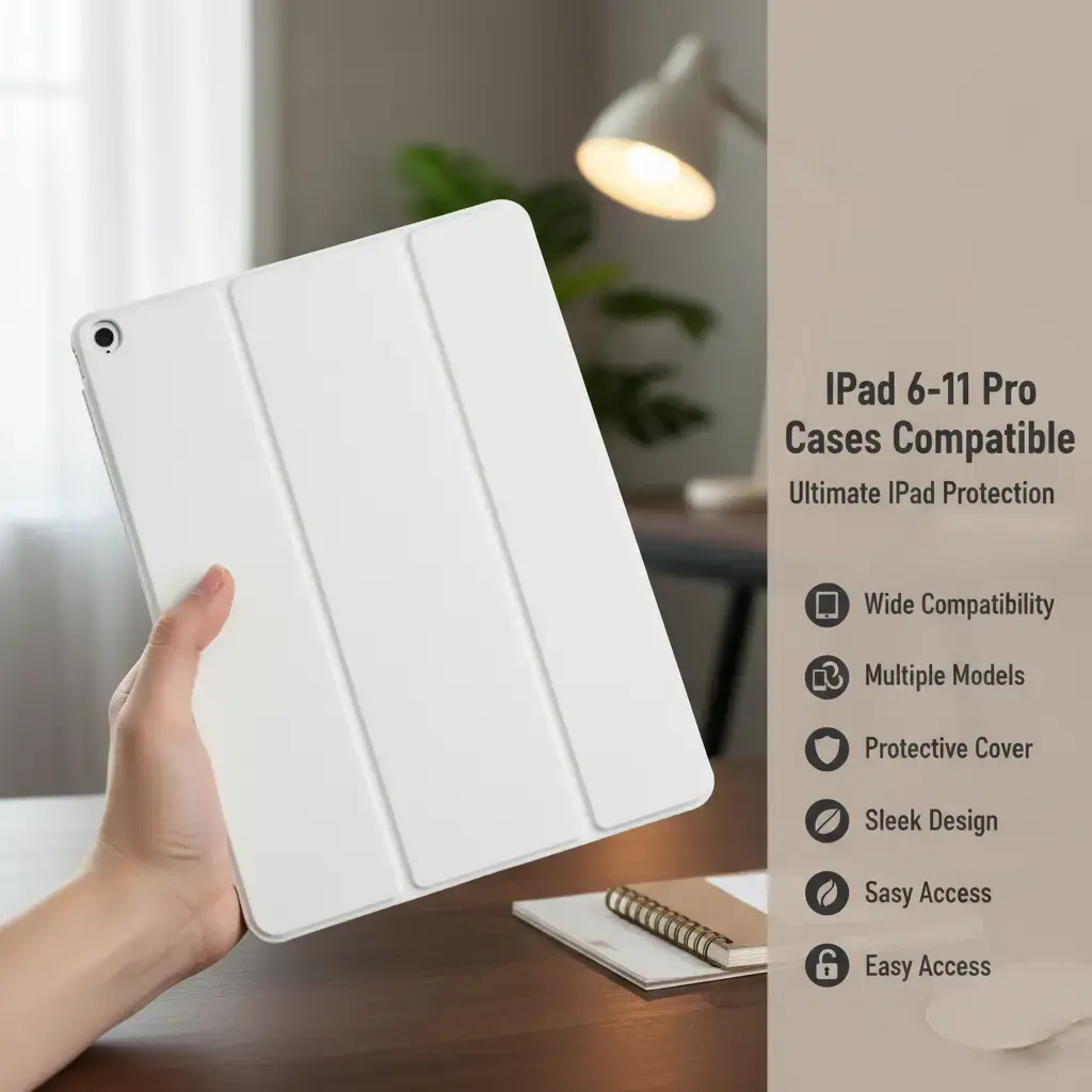 TPU Material Multi-Model Tablet Protect Cover with Various Sizes - Compatible with iPad 5th/6th Gen (9.7in), 7th-10th Gen, Air 4/5 (10.9in), Pro 9.7in (2016-2018), Pro 11in (2021,2024)